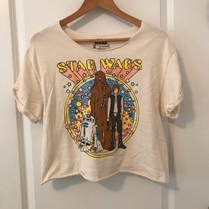 Retro Star Wars cropped tee